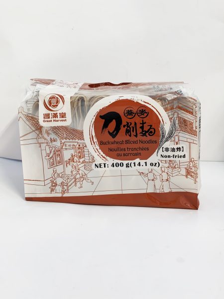 丰满堂荞麦刀削面400G*24 FMT TBUCKWHEAT SLICED NOODLES
