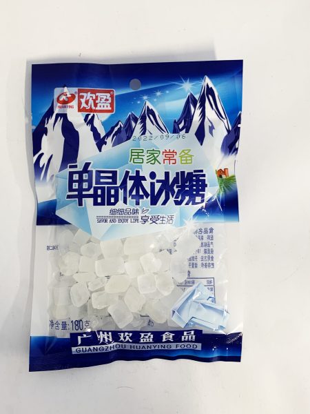 欢盈单晶冰糖180G*60 HY CRYSTAL SUGAR