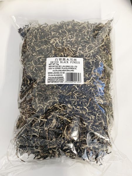 年兴白背黑木耳丝1KG*16 LH A GRADE DRIED BLACK FUNGUS