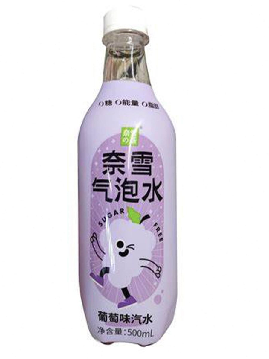 奈雪葡萄气泡水500ml*15 Nayuki Sparkling Water（Grape）