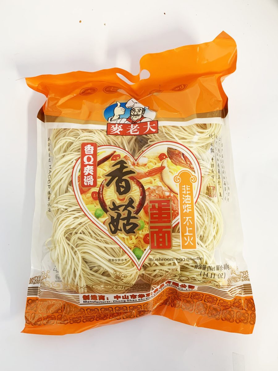 麦老大香菇蛋面400G*20 MLD  MUSHROOM EGG NOODLES