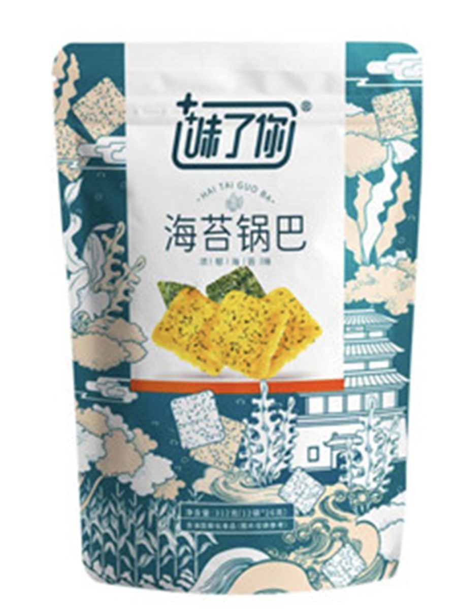 味了你海苔锅巴276G*20 WLN CRUSTED RICE SEAWEED