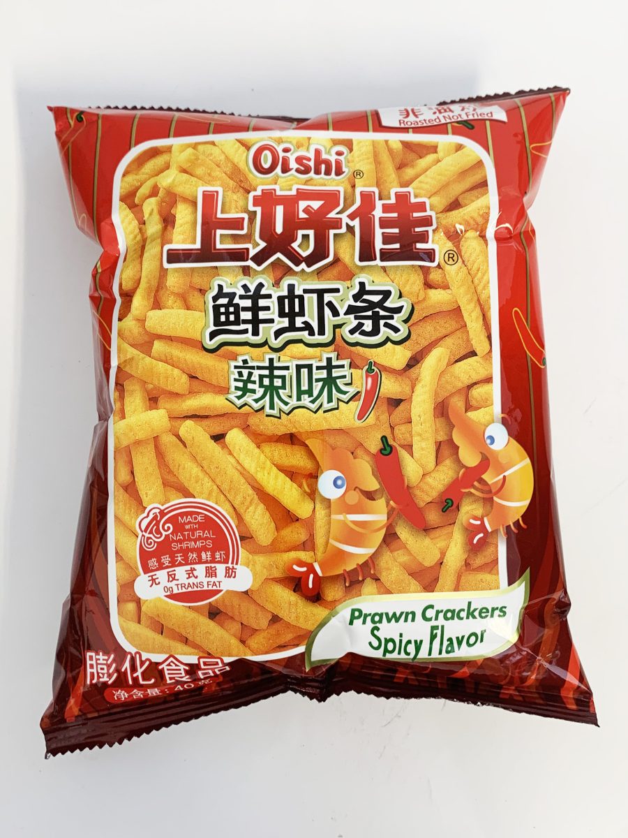上好佳鲜虾条辣味40G*20 SHJ OISHI PRWN CRCKR SPY