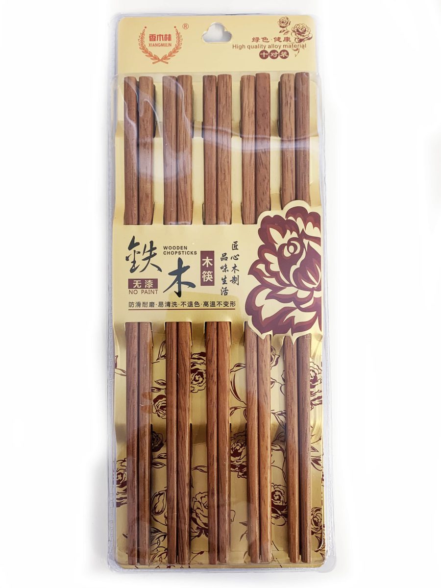 香木林无漆铁木筷1*100 XML CHOPSTICKS #772
