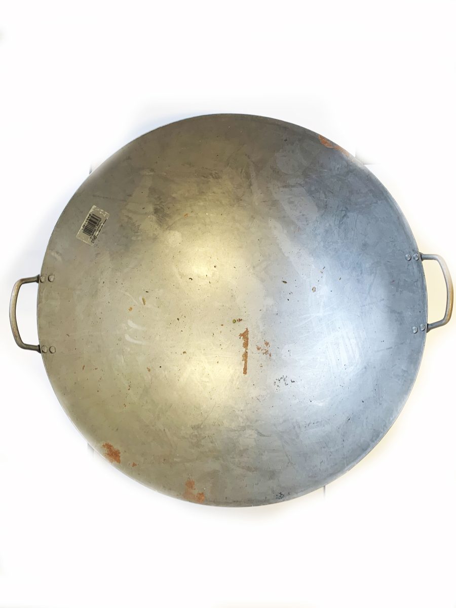19寸別样玫瑰1.5手打双耳铁锅 BYMG DOUBLE HANDLES IRON WOK