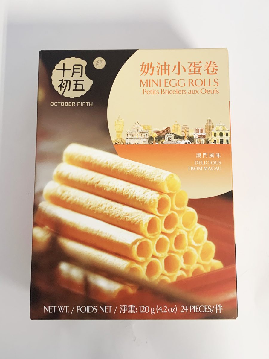 十月初五奶油小蛋卷120G*24 5thOCT MINI EGG ROLL