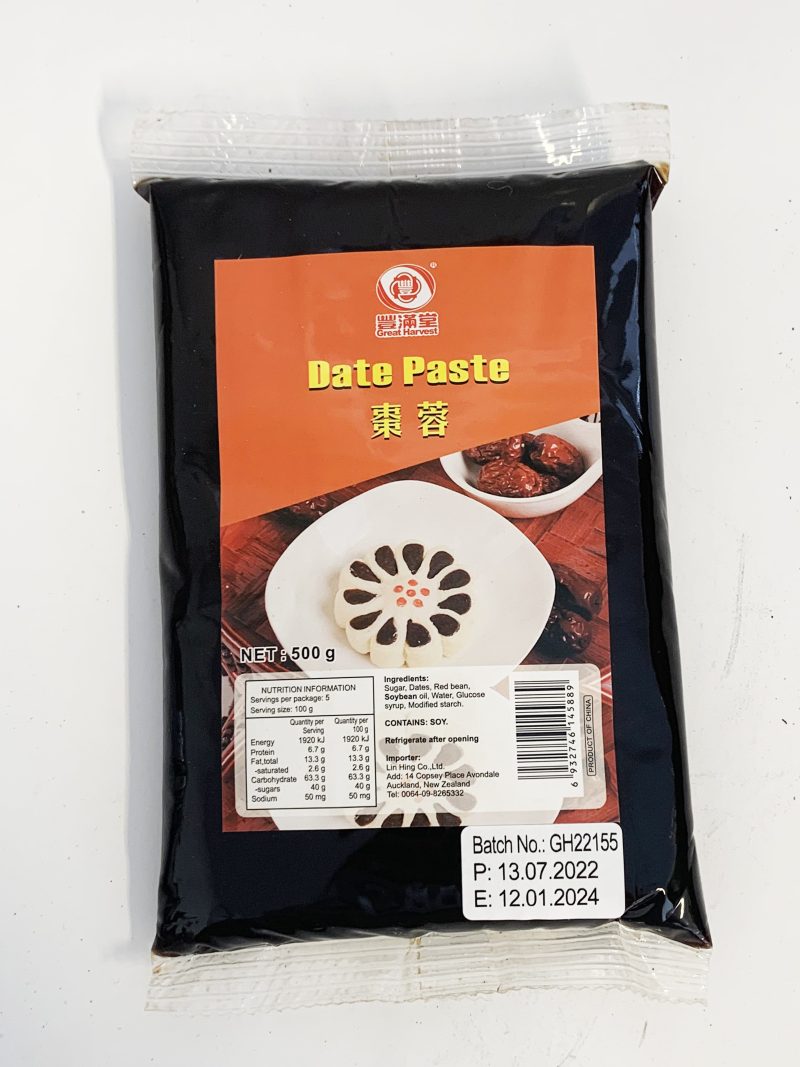 丰满堂枣蓉500G*20 FMT RED DATE PASTE