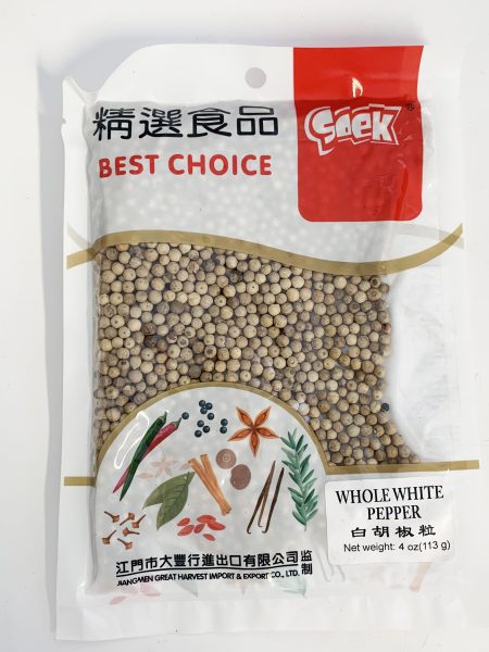 白胡椒粒40Z*100 SOEK WHITE PEPPER