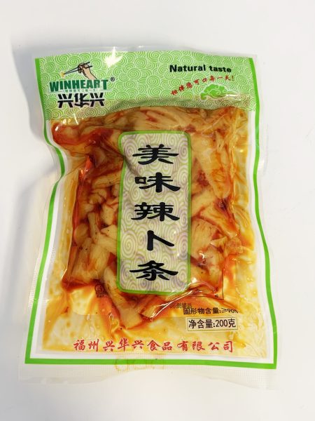 兴华兴美味辣卜条200G*30 XHX PRESERVED DELICIOUS SPY RADISH STRIPS