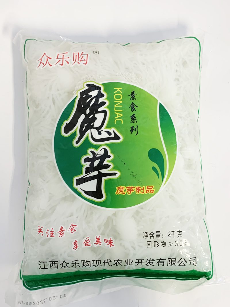 众乐购魔芋素食2KG*4 ZLG KONJAC KNOT