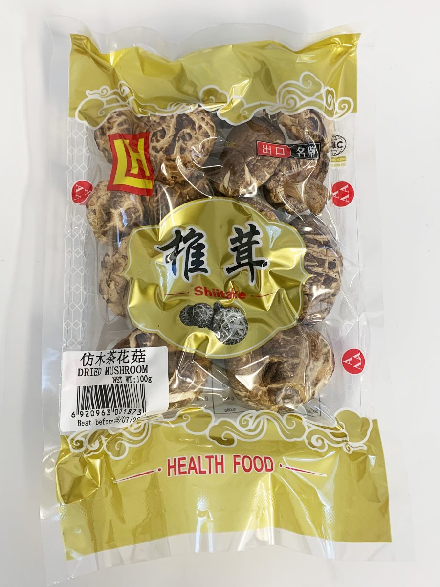 年兴仿木茶花菇4-5CM 100G*90 LH DRIED TEA FLOWER MUSHROOM