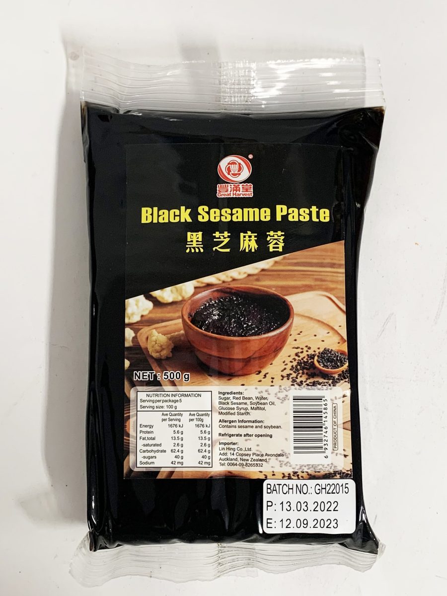 丰满堂黑芝麻蓉500G*20 FMT BLACK SESAME PASTE