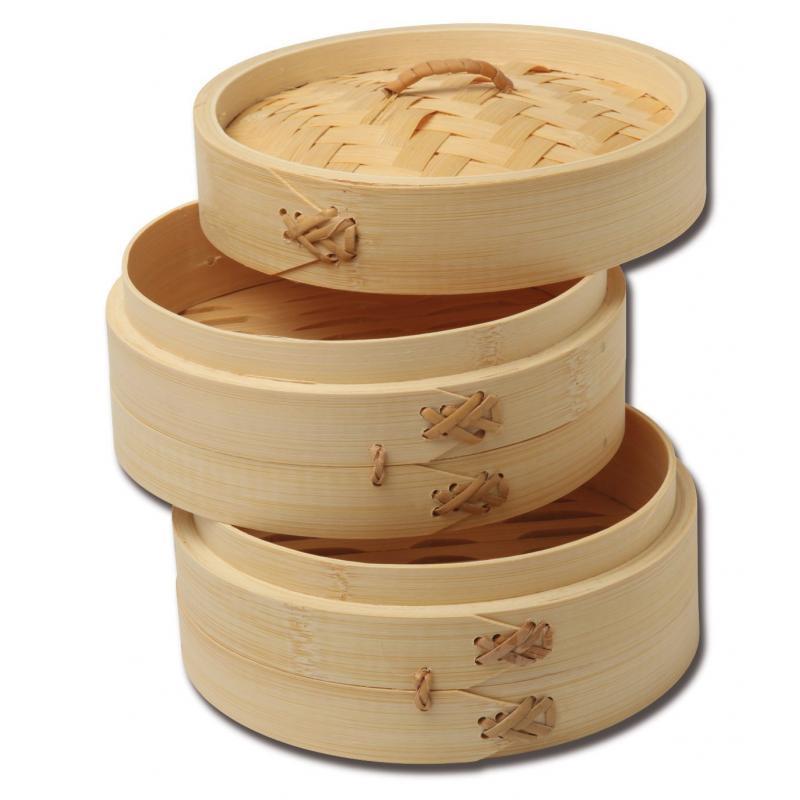 8寸竹蒸笼1*40 BAMBOO STEAMER 8"