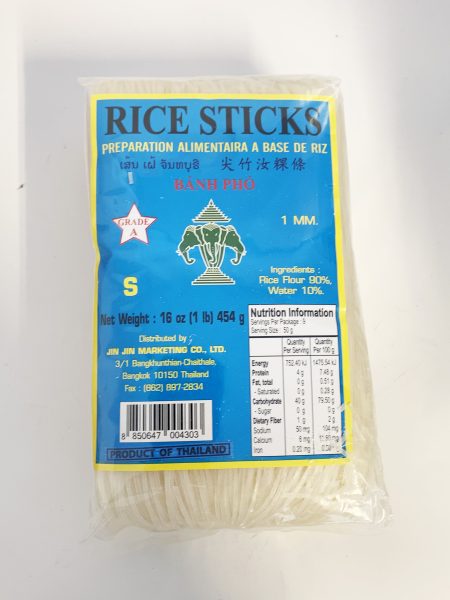 1mm三象尖竹汶粿条454G*30 3E RICE STICKS M