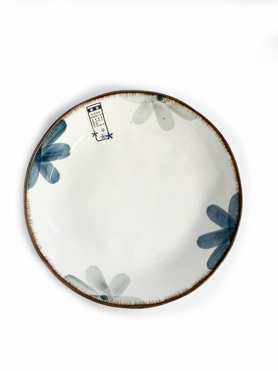 晋宝源墨蓝8英寸饭盘1*36 JBY INK BLUE 8"RICE BOWL
