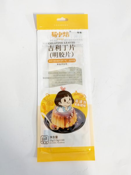 新良吉利丁片25G*120 YX GELATINE SHEET