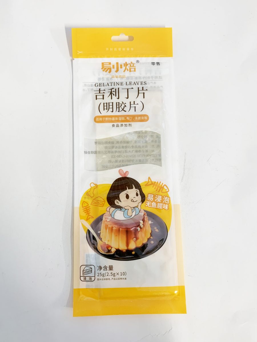 新良吉利丁片25G*120 YX GELATINE SHEET