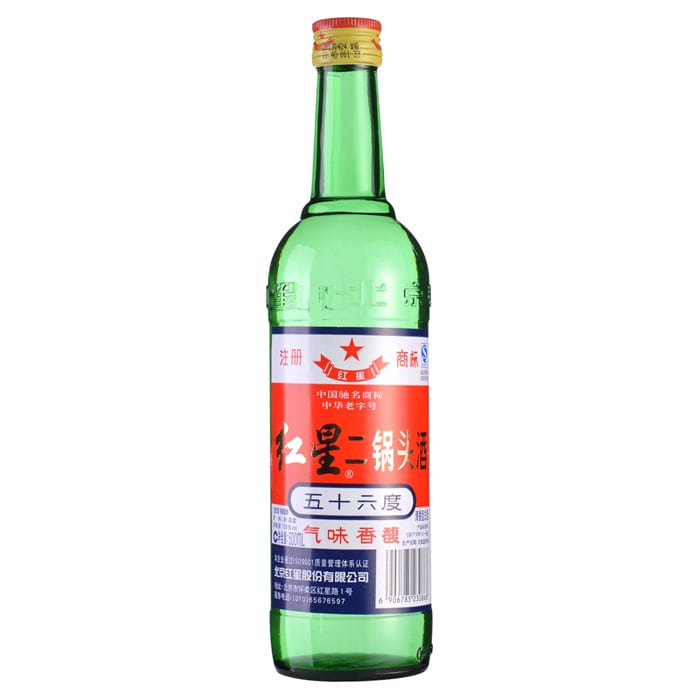 红星二锅头56度500ML*12 HX RS ERGUOTOU