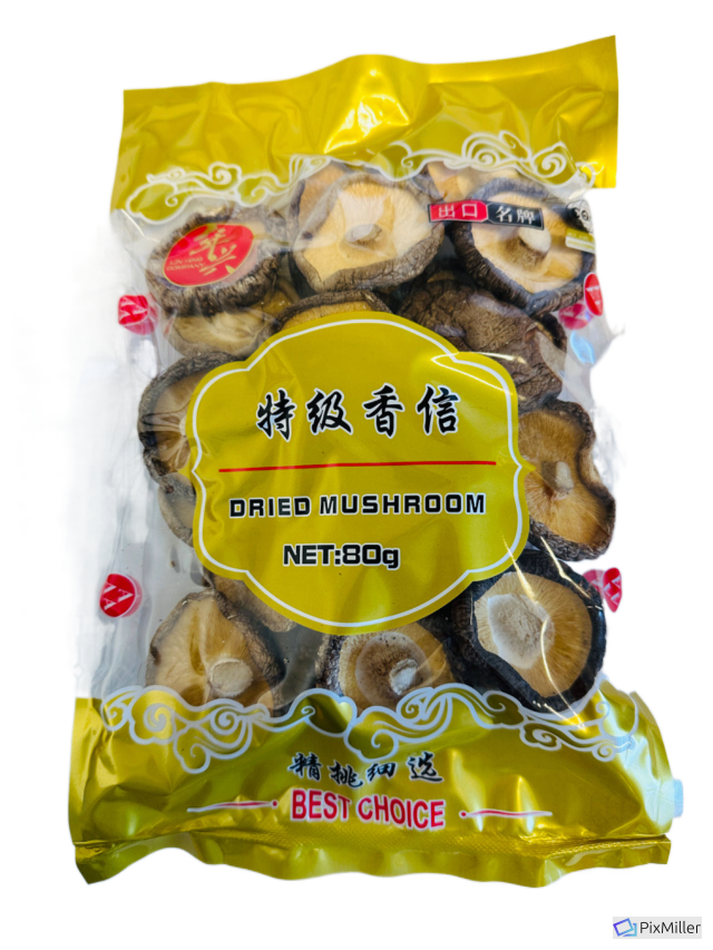 年兴特级香信4-5CM 80G*64 LH MUSHROOM