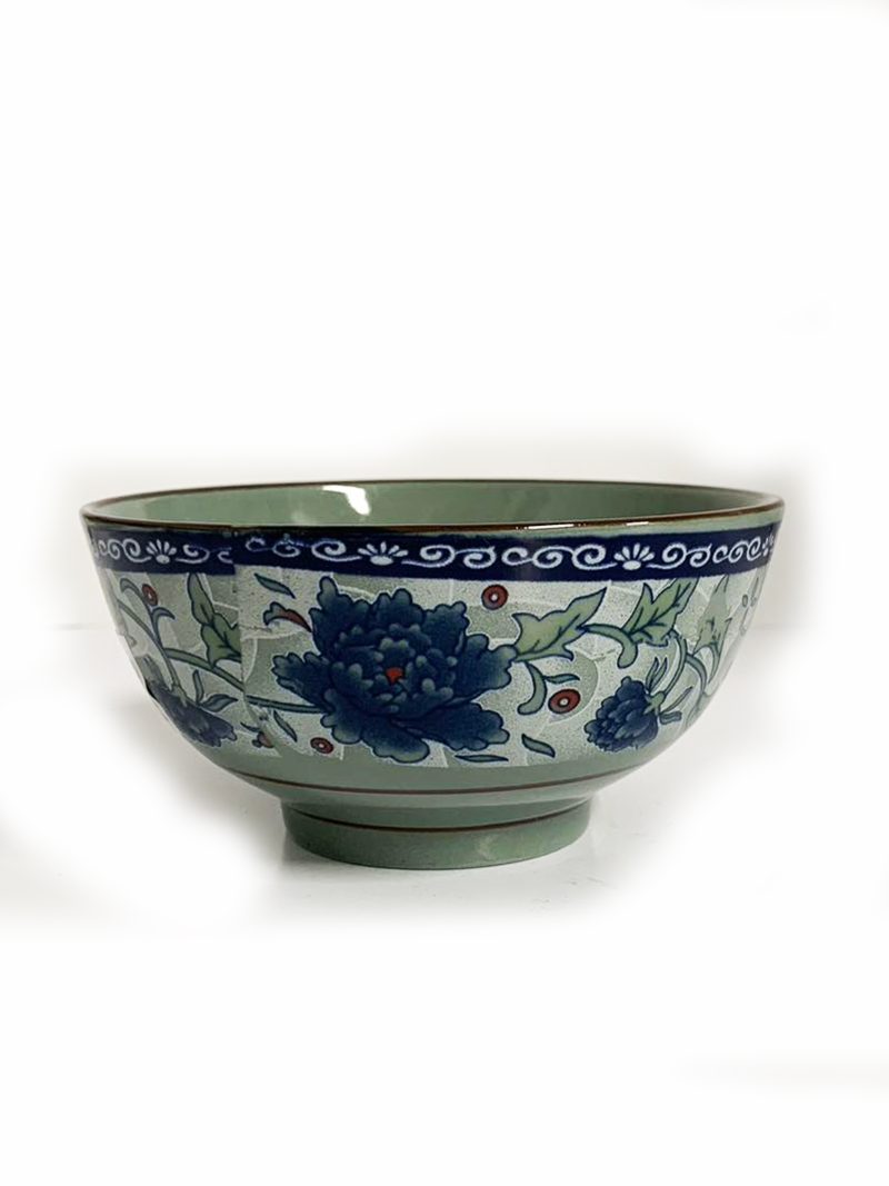 5寸牡丹青瓷碗1*48 CLDN PCLN BOWL