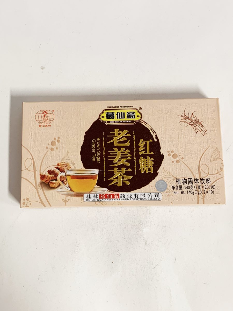 葛仙翁红糖老姜茶(底托)14G*10*100 GXW GINGER TEA