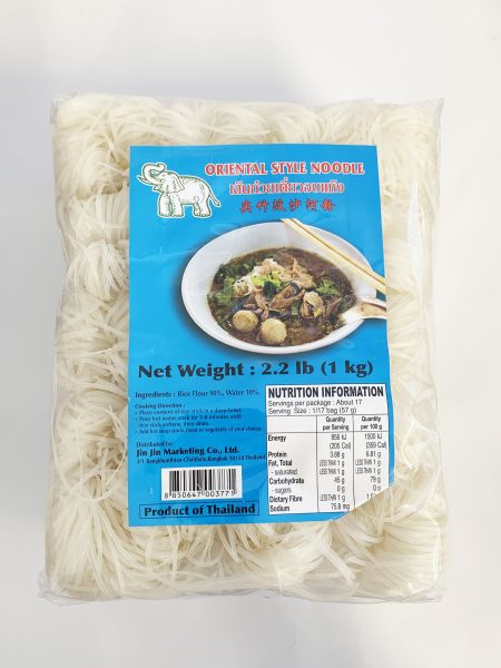 1mm三象蓝标尖竹汶沙河粉1KG*10 3E BLUE LBL RICE STICKS