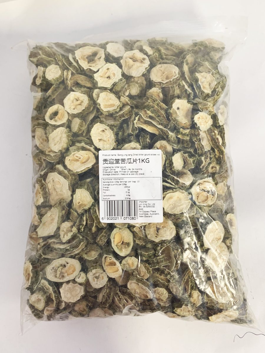 贡迎堂苦瓜干 1KG*15 GYT  DRIED BITTER MELON SLICES