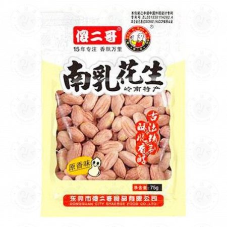 傻二哥南乳花生(原味)132G*48 SEG ROASTED PEANUTS ORIGINAL