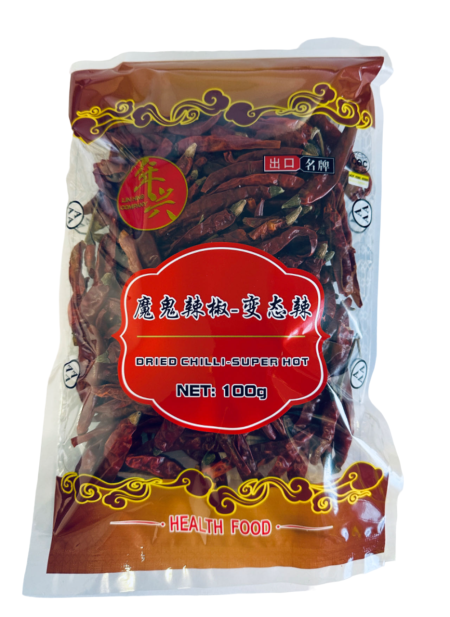 年兴魔鬼辣椒-变态辣100G*110 LH  DEVIL CHILLI