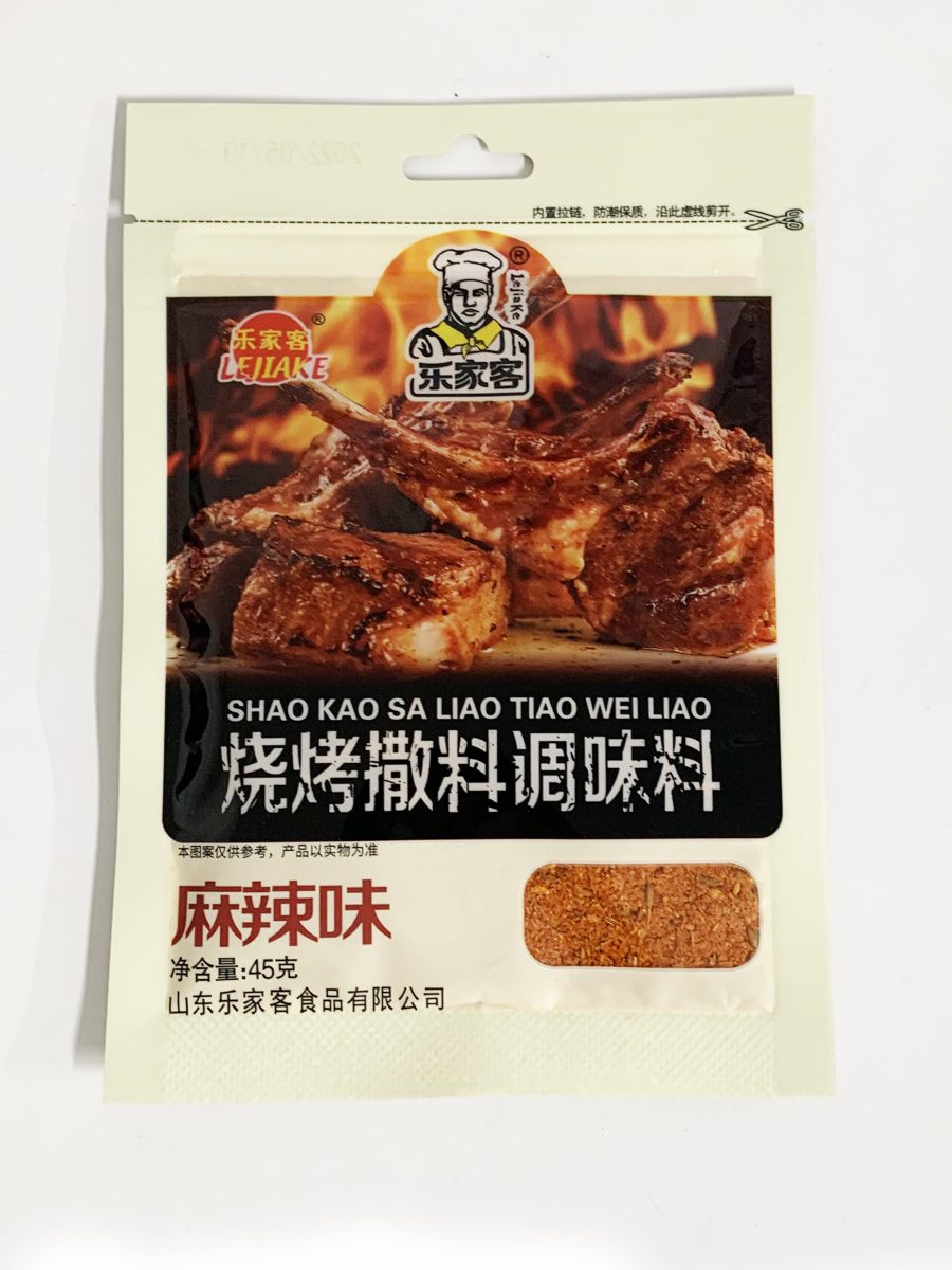 乐家客麻辣味烧烤撒料45G*25*100 LJK HOTSPY BBQ POWDER