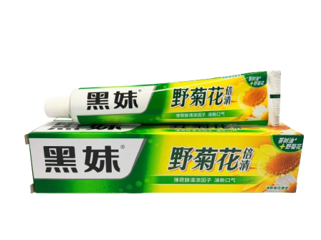 黑妹野菊花清热去火牙膏105G*12*6 HM WC T/PST
