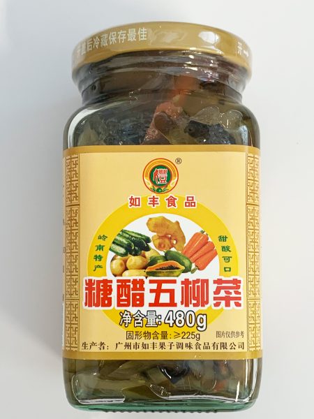 如丰甜酸五柳菜480G*12 RF SWEET & SOUR 5 LIU CAI