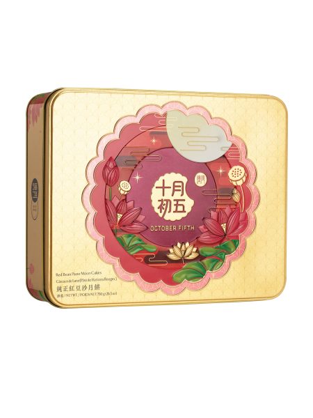 纯正红豆沙月饼750G*12   5thOCT RED BEAN PASTE MOONCAKE