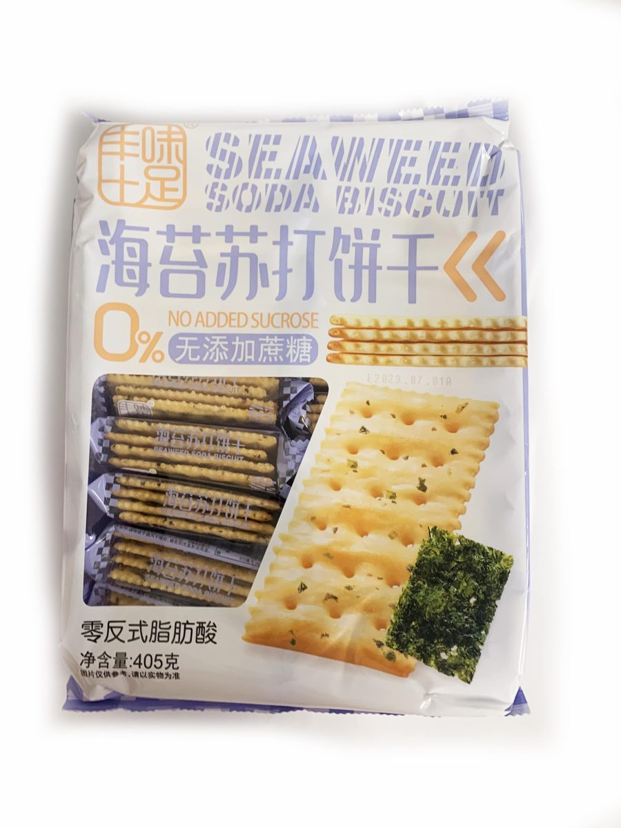 丰味十足海苔苏打饼干405G*12   FWSZ SEAWEED SODA BISCUIT