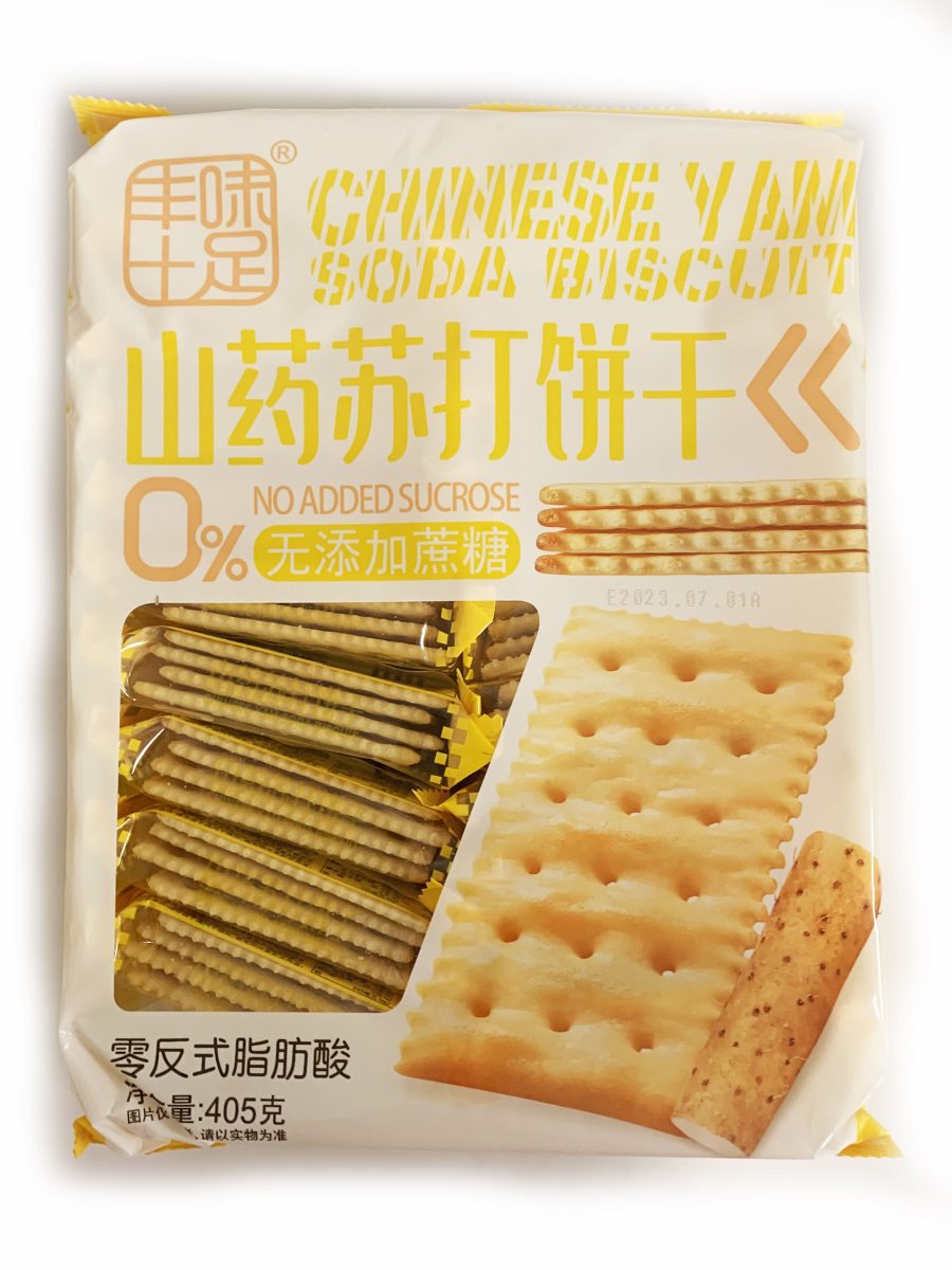 丰味十足山药苏打饼干405G*12   FWSZ CHINESE YAM SODA BISCUIT
