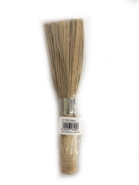 锅扫28CM  1*50 BAMBOO WOK BRUSH