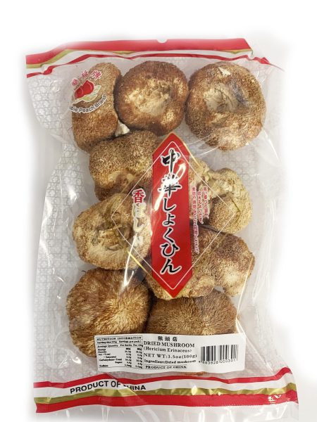 双桃牌猴头菇100G*92 DP DRIED LION'S MANE MUSHROOM