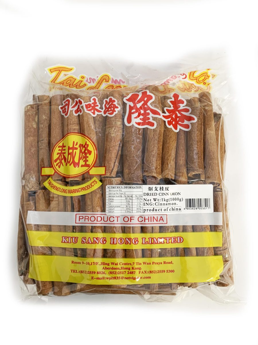泰隆牌烟支桂皮  1KG*20    TL DRIED CINNAMON (CINNAMOMUM CASSIA)