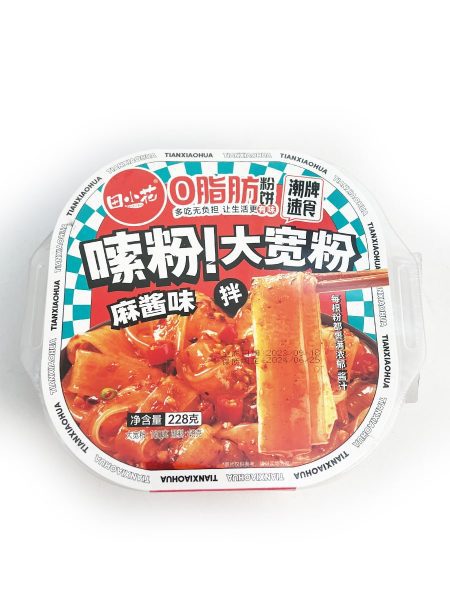 田小花嗦粉-麻酱大宽粉228G*24    TXH POTATO NOODLE WITH SESAME SAUCE