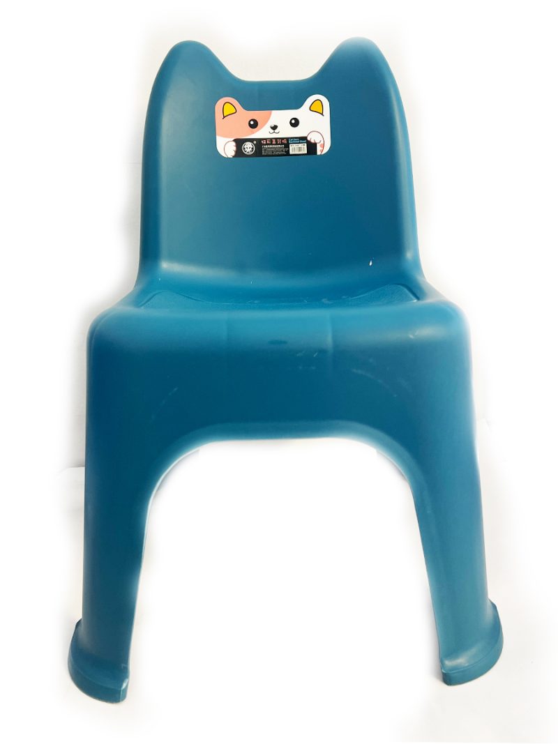 #2461 靠背小凳 (红色/蓝色) PLASTIC STOOL RED & BLUE - Image 3