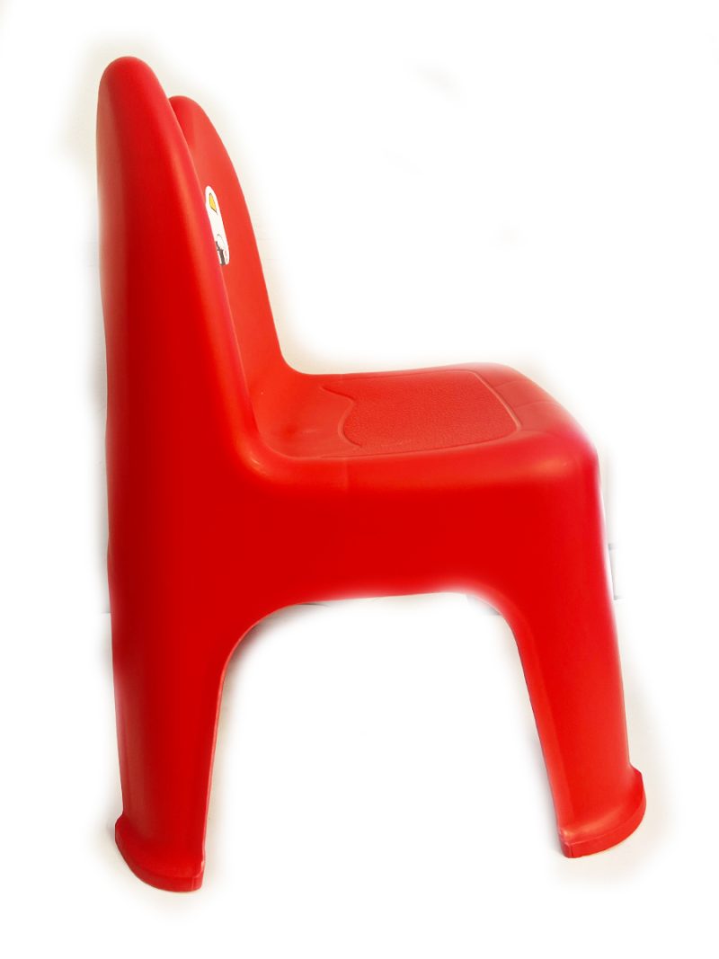 #2461 靠背小凳 (红色/蓝色) PLASTIC STOOL RED & BLUE - Image 2