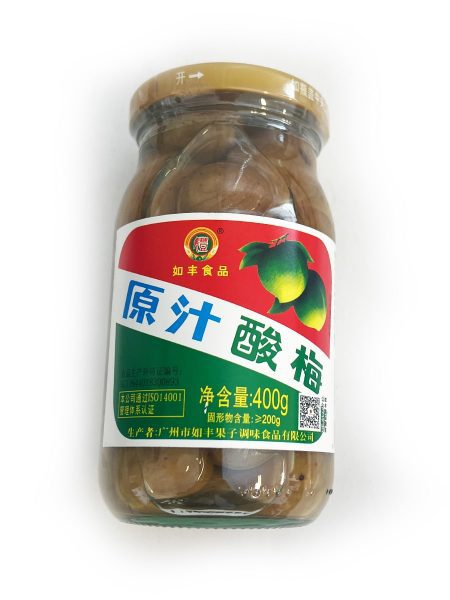 如丰原汁酸梅400G*12   RF SOUR PLUM