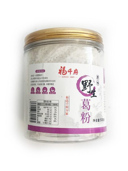 福千府野生葛根粉罐装500G*40   FQF ARROWROOT POWDER IN CAN