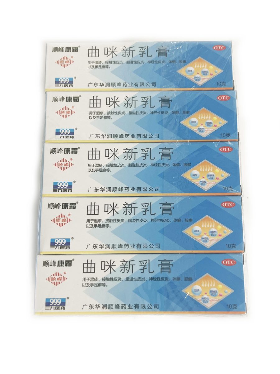 顺峰康霜曲咪新乳膏10G*400    GTRIAMCINOLONE ACETONIDE ACETONIDE & MICONAZOLE NITRATE & NEOMYCIN SULFATE CREAM