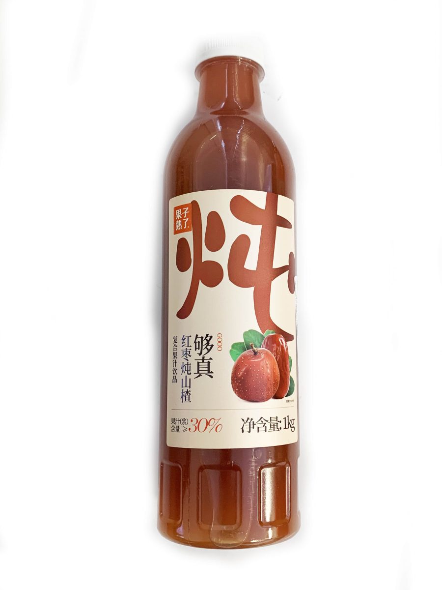 果子熟了-红枣炖山楂1KG*6 GZSL REDDATE HAWTHORN DRINK