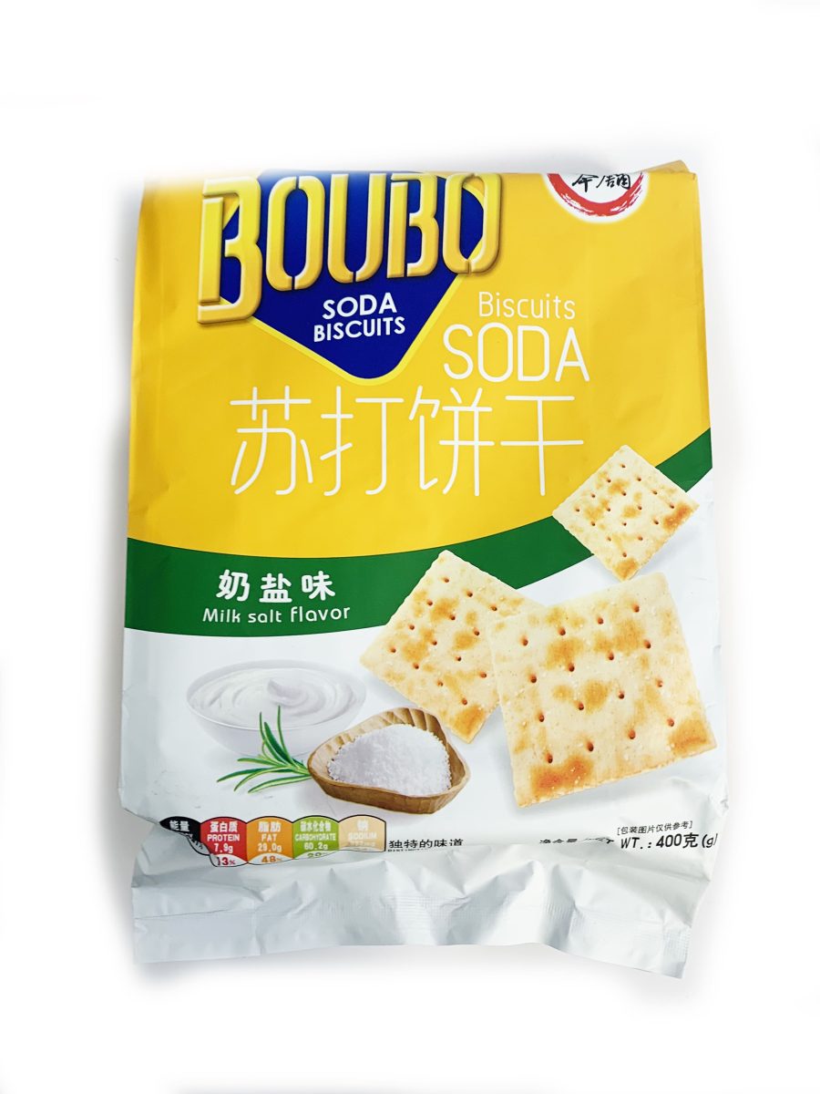 品味本铺奶盐味苏打饼干400G*12  PWBP MILK SALT SODA BISCUITS
