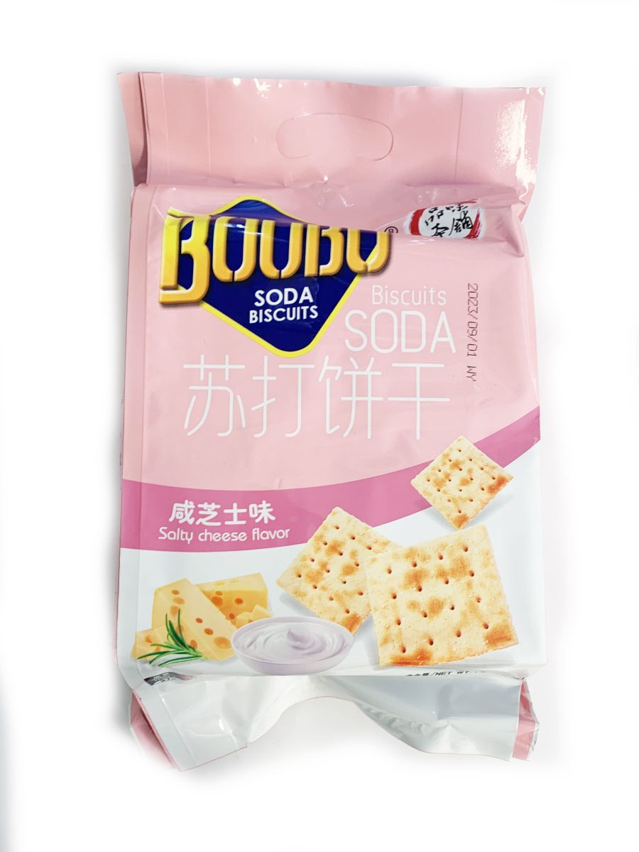 品味本铺咸芝士味苏打饼干400G*12  PWBP SALTY CHEESE SODA BISCUITS