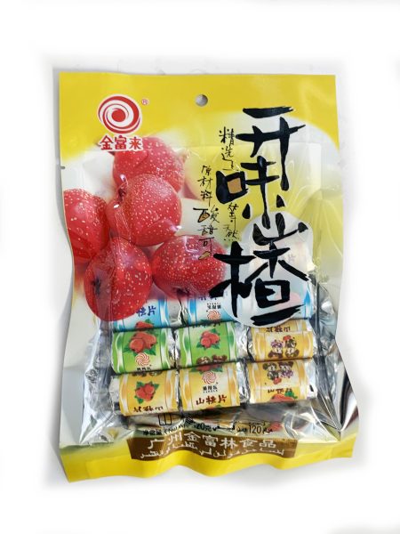 金富来开味山楂120G*80   JFL APTZR H/THORN