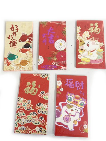 红色利是封(花&猫） 200*4   RED PACKET