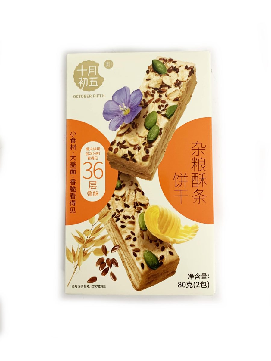 十月初五杂粮酥条80G*18 5thOCT ASSORTED GRAINS CRISP